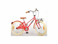 Volare melody kinderfiets meisjes 20 inch pastel rood twee handremmen prime collection - afbeelding 1 van  6