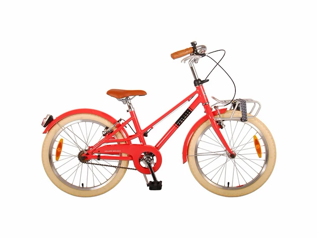 Volare melody kinderfiets meisjes 20 inch pastel rood twee handremmen prime collection - afbeelding 2 van  6