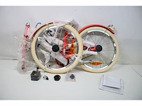 Volare melody kinderfiets meisjes 20 inch pastel rood twee handremmen prime collection - afbeelding 5 van  6