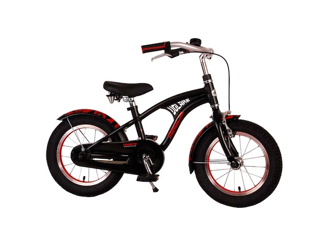Volare miracle cruiser kinderfiets jongens 14 inch mat zwart prime collection - afbeelding 1 van  2