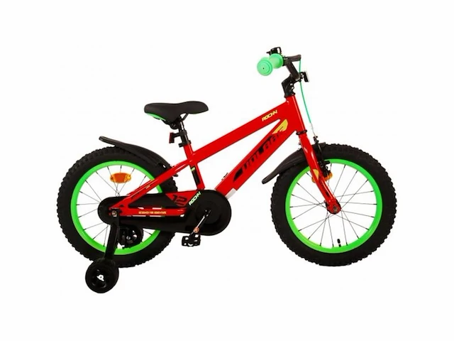 Volare rocky kinderfiets rood 16 inch - afbeelding 1 van  3
