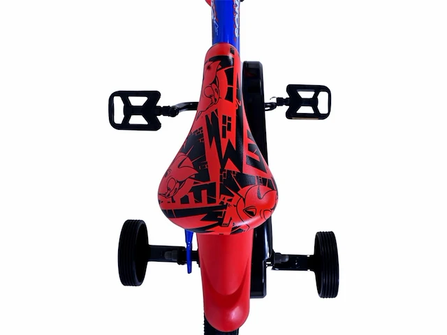 Volare sonic prime kinderfiets jongens 14 inch blauw rood - afbeelding 3 van  6