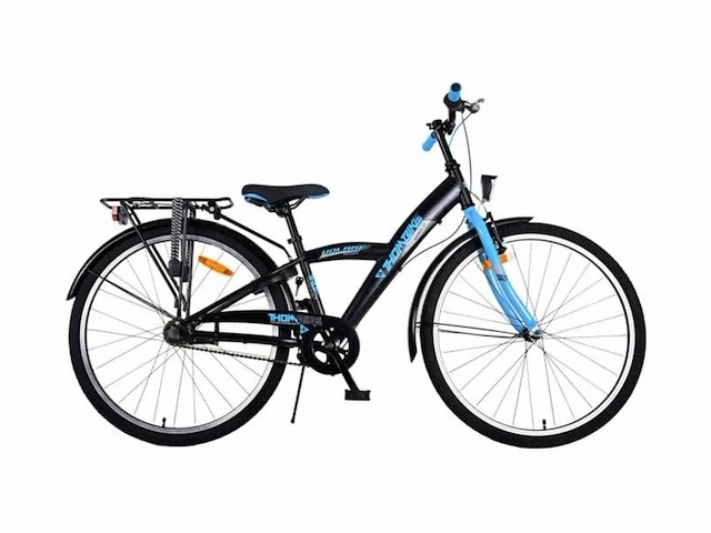 Volare thombike kinderfiets jongens 26 inch zwart blauw 3 versnellingen - afbeelding 1 van  4