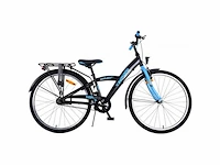 Volare thombike kinderfiets jongens 26 inch zwart blauw 3 versnellingen - afbeelding 2 van  4