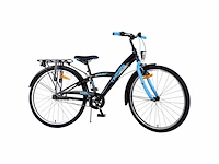 Volare thombike kinderfiets jongens 26 inch zwart blauw 3 versnellingen - afbeelding 3 van  4