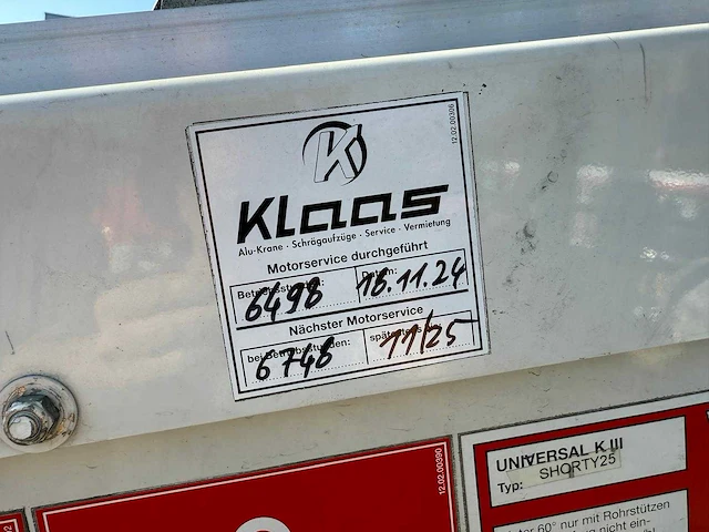 Volkswagen - amarok met klaas 25m verhuislift - afbeelding 13 van  45
