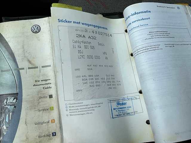 Volkswagen - caddy - 2.0 sdi - bedrijfswagen - afbeelding 4 van  15