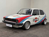 Volkswagen - golf 1 - martini uitgevoerd - oldtimer - 1983 - afbeelding 12 van  34
