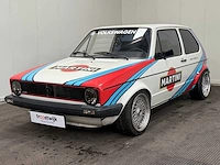 Volkswagen - golf 1 - martini uitgevoerd - oldtimer - 1983 - afbeelding 23 van  34