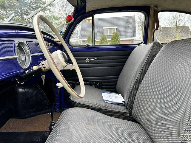 Volkswagen - kever - 1958 - oldtimer - afbeelding 5 van  23