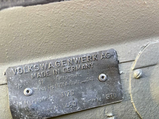 Volkswagen - kever - 1963 - oldtimer - afbeelding 10 van  19