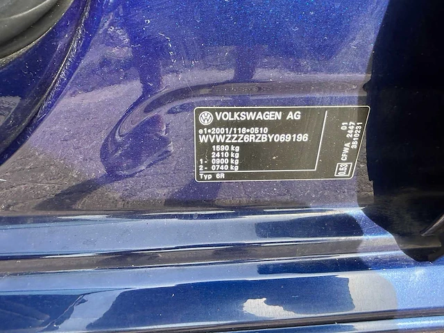 Volkswagen - polo - 1.2 tdi bl.m. comfl. - car - 2010 - afbeelding 10 van  26