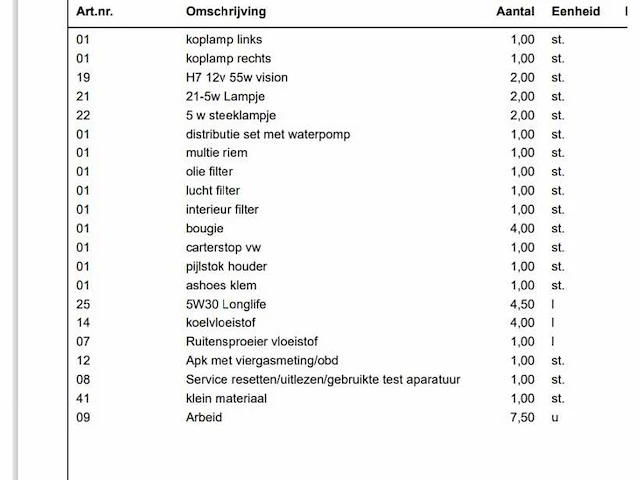 Volkswagen caddy benzine nap trekhaak - afbeelding 13 van  20
