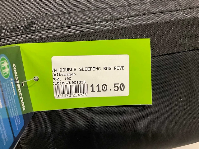 Volkswagen double sleeping bag reve - afbeelding 2 van  2