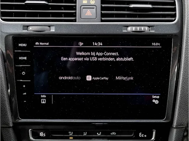 Volkswagen e-golf 100kw automaat 2019 navigatiesysteem climate control carplay android full led, t-220-sr - afbeelding 11 van  25