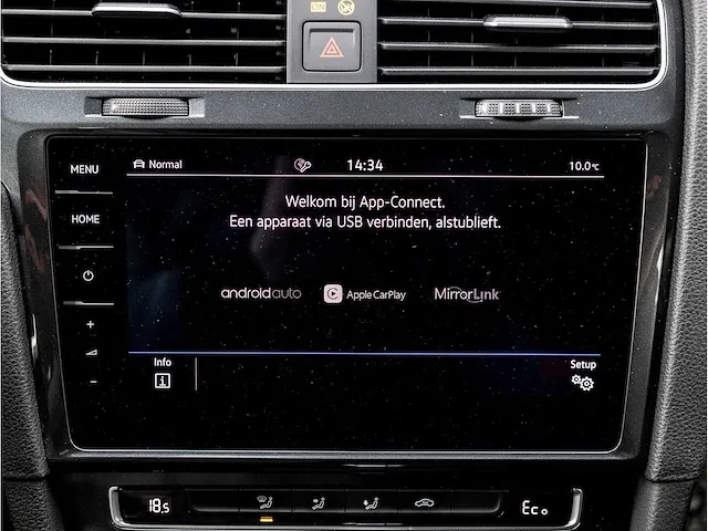 Volkswagen e-golf 100kw automaat 2019 navigatiesysteem climate control carplay android full led, t-220-sr - afbeelding 11 van  25