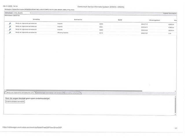 Volkswagen e-golf e-dition 100kw automaat 2020 - afbeelding 16 van  16
