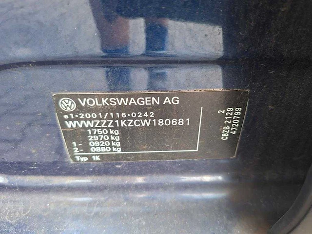 Volkswagen golf 1.2 tsi trendline bluemotion, 77-tdd-2 - afbeelding 6 van  19