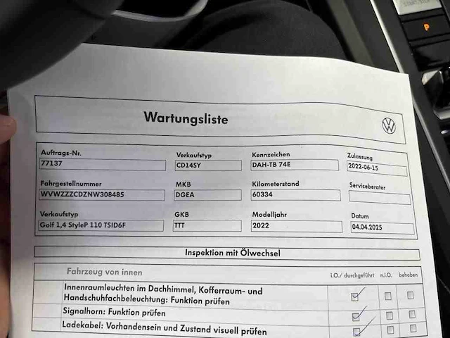 Volkswagen golf 1.4 ehybrid 204pk automaat 2022 - afbeelding 13 van  20