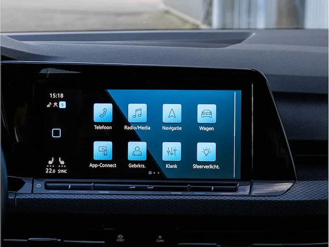 Volkswagen golf 1.5 etsi united automaat 2021 adaptive cruise stoel&stuurverwarmd carplay/android getint glas - afbeelding 10 van  30