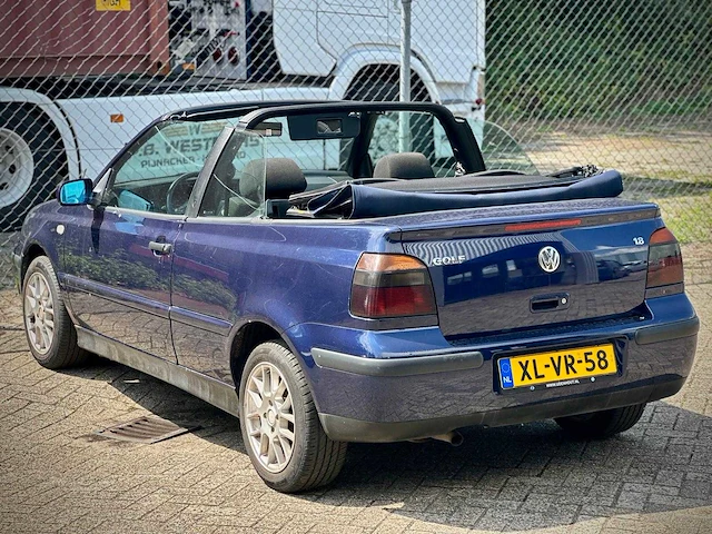Volkswagen golf cabriolet 1.8 trendline, xl-vr-58 - afbeelding 7 van  12