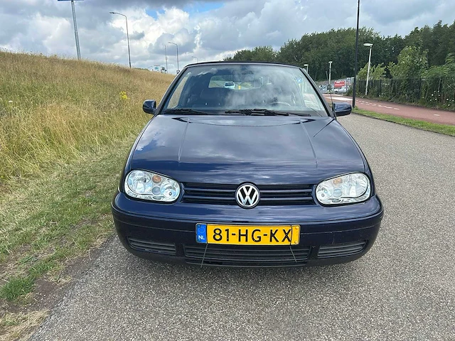 Volkswagen golf cabriolet 2.0 highline 2001 | 81-hg-kx i - afbeelding 9 van  16