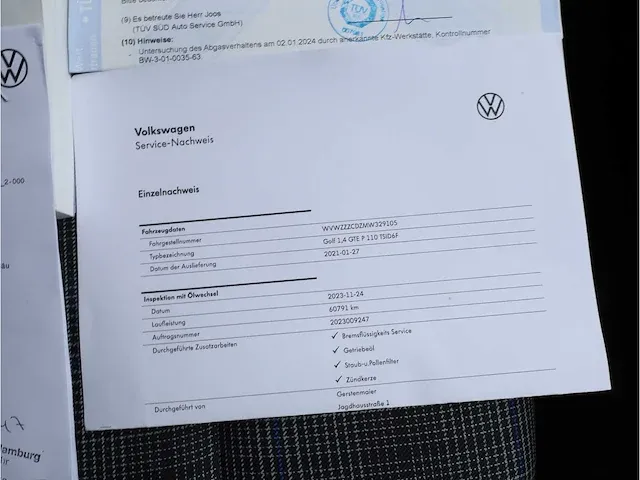 Volkswagen golf gte 1.4 ehybrid phev 245pk automaat 2021 keyless dodehoeksensor 18''inch led mistlampen adaptive - afbeelding 27 van  34