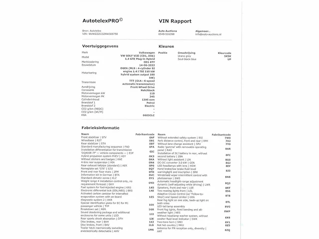 Volkswagen golf gte 1.4 ehybrid phev 245pk automaat 2022 - afbeelding 9 van  19