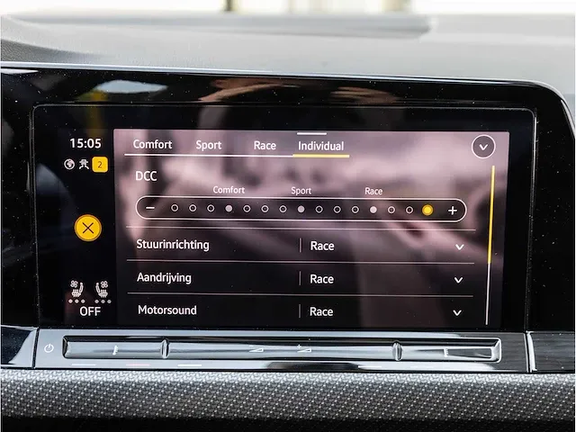 Volkswagen golf r 2.0 tsi 4motion 320pk automaat 2021 full options panodak akrapovic leer stoel ventilatie head-up - afbeelding 19 van  52