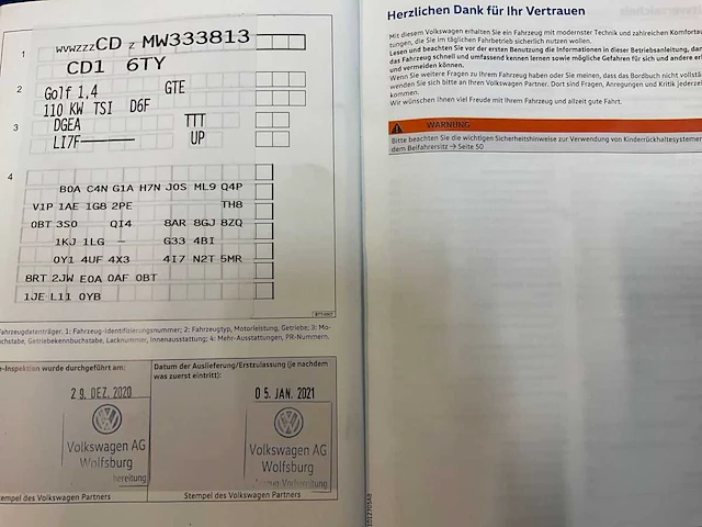 Volkswagen golf viii 1.4 gte 2020 - afbeelding 10 van  40