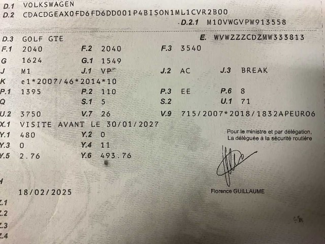 Volkswagen golf viii 1.4 gte 2020 - afbeelding 14 van  40