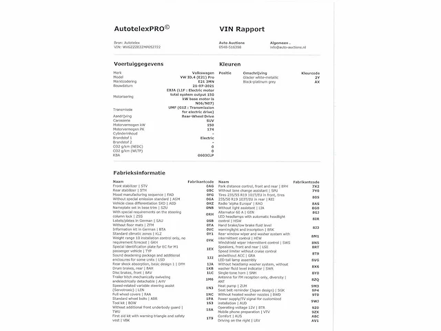 Volkswagen id.4 pro 77 kwh 150kw automaat 2021 - afbeelding 5 van  15