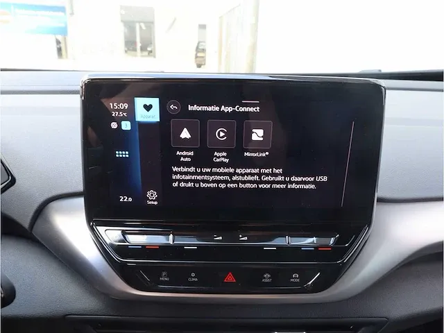 Volkswagen id.4 pure 148pk automaat 2022 virtual navigatie carplay/android led dab - afbeelding 10 van  24