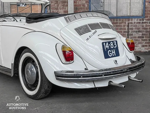 Volkswagen kever 1300 cabriolet 1969 -orig. nl-, 14-83-gh - afbeelding 21 van  45