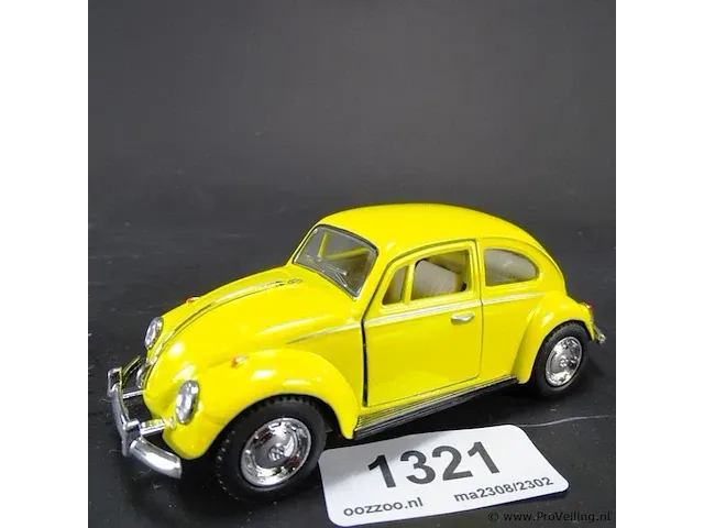 Volkswagen kever (1967) geel - afbeelding 1 van  5