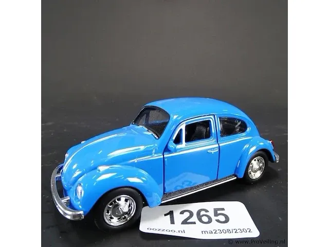 Volkswagen kever blauw - afbeelding 1 van  5