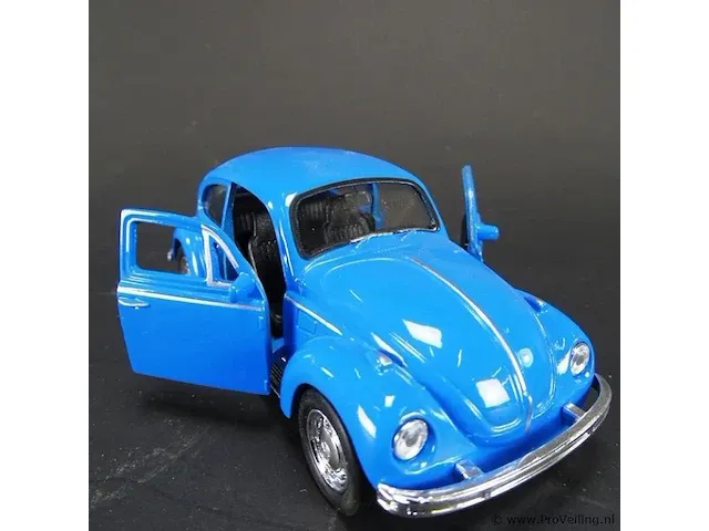 Volkswagen kever blauw - afbeelding 4 van  5