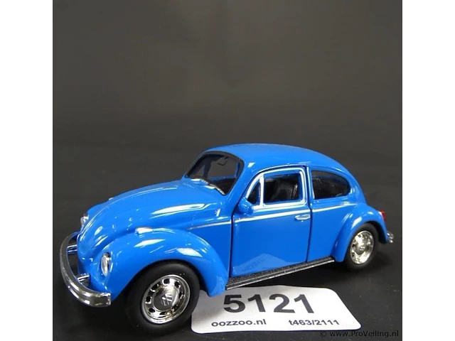 Volkswagen kever blauw - afbeelding 1 van  5