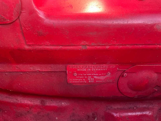 Volkswagen kever cabriolet oldtimer - afbeelding 3 van  18