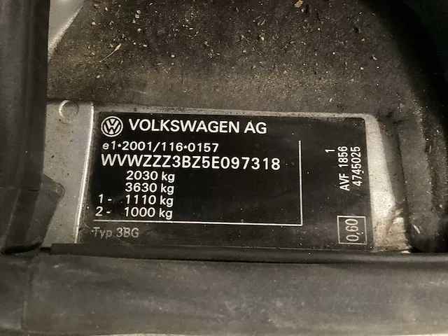 Volkswagen passat tdi personenauto - afbeelding 12 van  16