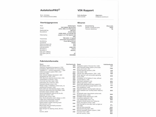 Volkswagen passat variant gte 1.4 tsi phev 218pk automaat 2020 - afbeelding 7 van  18