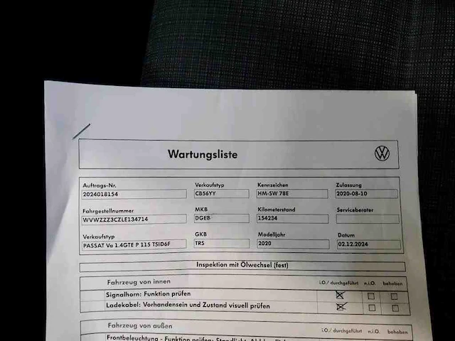 Volkswagen passat variant gte 1.4 tsi phev 218pk automaat 2020 - afbeelding 7 van  18