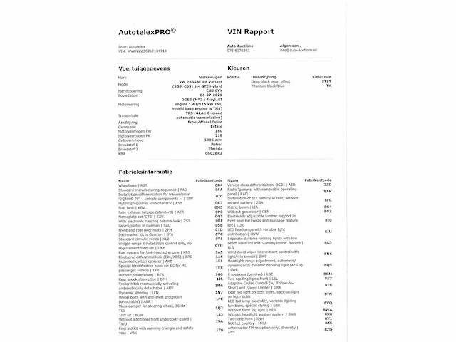 Volkswagen passat variant gte 1.4 tsi phev 218pk automaat 2020 - afbeelding 8 van  18
