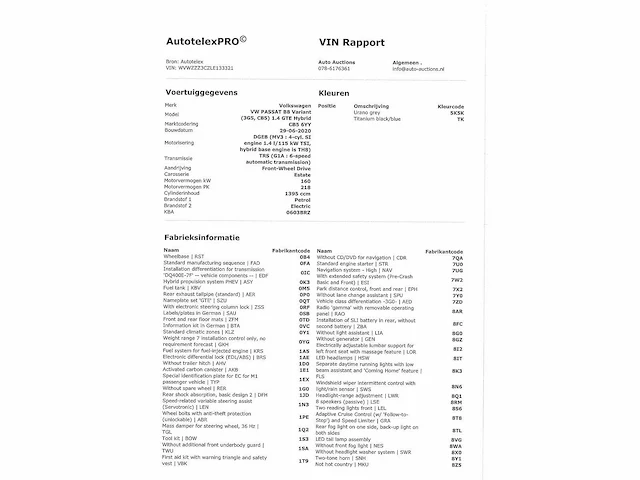 Volkswagen passat variant gte 1.4 tsi phev 218pk automaat 2020 - afbeelding 6 van  16