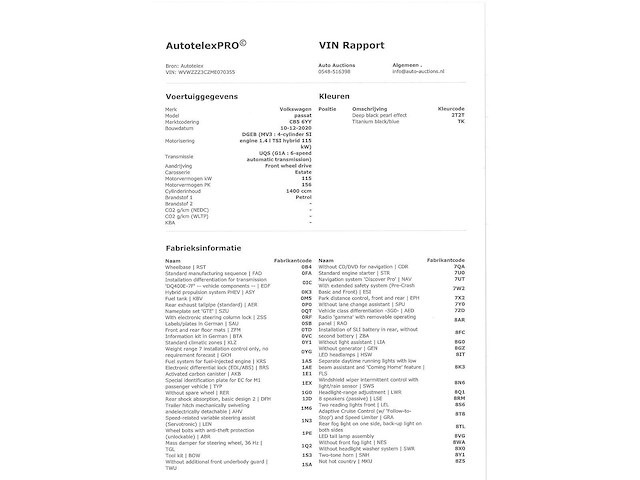 Volkswagen passat variant gte 1.4 tsi phev 218pk automaat 2020 - afbeelding 7 van  18
