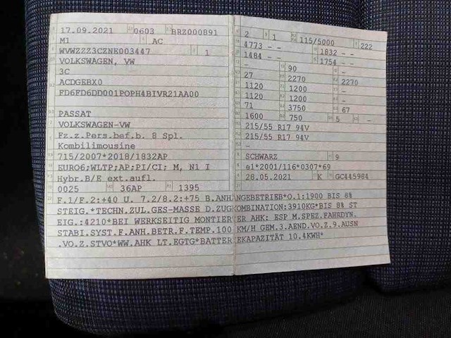 Volkswagen passat variant gte 1.4 tsi phev 218pk automaat 2021 - afbeelding 31 van  41