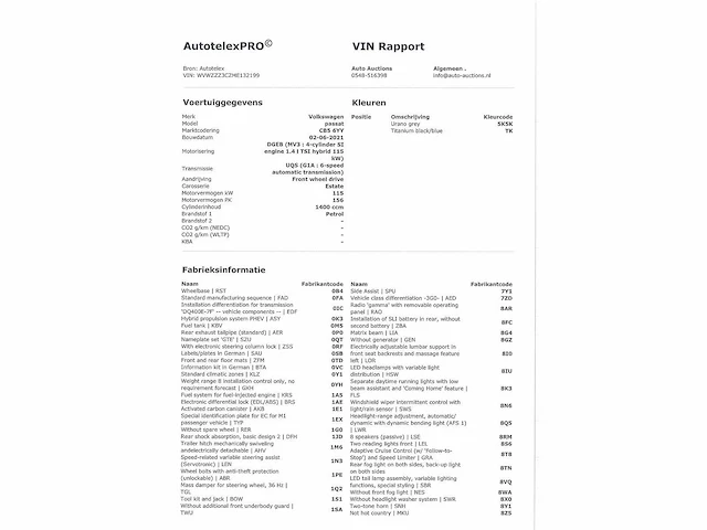 Volkswagen passat variant gte 1.4 tsi phev 218pk automaat 2021 - afbeelding 6 van  20