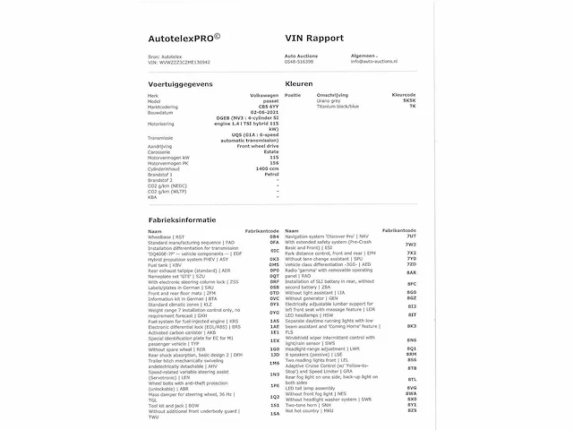 Volkswagen passat variant gte 1.4 tsi phev 218pk automaat 2021 - afbeelding 8 van  18