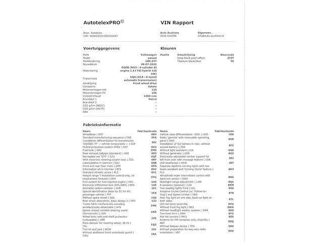 Volkswagen passat variant gte 1.4 tsi phev 218pk automaat 2021 - afbeelding 33 van  41