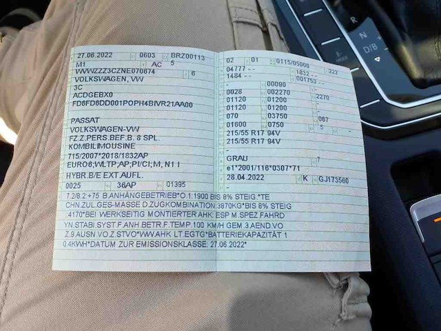Volkswagen passat variant gte 1.4 tsi phev 218pk automaat 2022 - afbeelding 35 van  43